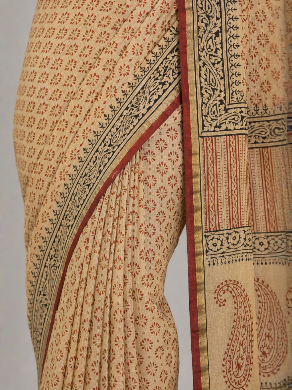 Traditional Chanderi Cotton Silk Printed Saree | Office, Festival & Wedding Wear