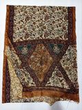 Designer Kalamkari Chanderi Cotton Silk Saree | Floral Print Traditional Indian Saree